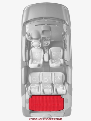 ЭВА коврики «Queen Lux» багажник для Honda Prelude (BA4, BA5)